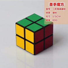 Saint Tangan Rubik's Cube Rubik's Cube Pemula Rubik's Cube Anak Siswa Tumbuh Di Hikmat Mainan untuk Mengirim Manual Dua Pangkat Bagian Bawah Hitam Whet Pasir-Internasional