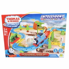 Thomas And Friends Motorized Railway With Intelligent Sensor & Dialog Mainan Kereta Thomas 53pcs E5004