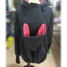 Tiga Multi-fungsi Multi-fungsi Induk Kanguru Ritsleting Hoodie Mantel Ukuran: XXL, Dada: 110-116 Cm, Pinggang: 91-95 Cm, Pinggul: 116-123 Cm (Biru + Bintang)-Internasional