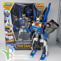 Tobot Tritan Biru Ukuran Besar Tinggi Robot 37cm Mainan Anak