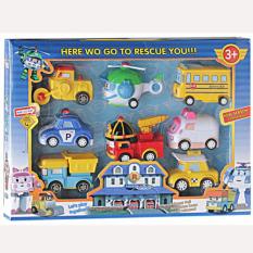 Tomindo Robocar Poli isi 8 pcs / mainan anak / mainan anak laki / mobil mobilan
