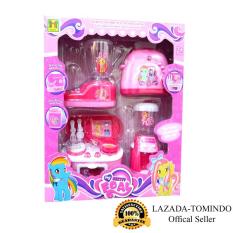 Tomindo Toys Mini Kitchen Set My Pretty Foal / little pony / kuda poni / mainan anak / mainan anak perempuan / masak masakan / mainan dapur