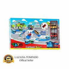 Tomindo Toys Tayo The Little Bus Parking Lot ZY004 / Mainan Anak / Mainan Set Kendaraan / Mobil Mobilan