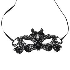 Topeng Party Pesta Wanita - Mask New Branded - Topeng Renda A1- Hitam