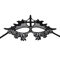 Topeng Party Pesta Wanita - Mask New Branded - Topeng Renda A2- Hitam