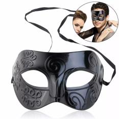 Topeng Party Pesta Wanita Topeng Halloween Topeng Pria- Mask New Branded - Topeng Pria B1 - Hitam