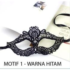 TOPENG RENDA SEXY HALLOWEEN HITAM PESTA TOPENG YANG KEREN