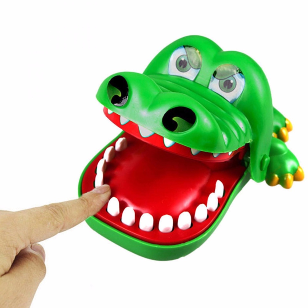 Toylogy Mainan Gigit Buaya / Crocodile Dentist Finger Bite - Running Man Game