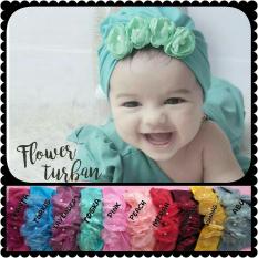 turban pita motif bunga baby / kids / kid /anak / bayi