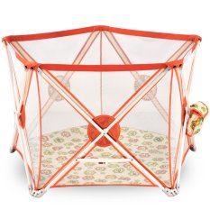 Twomother 5 Sides Portable Playard Playpen Orange By New Generation Indonesia
