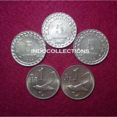 Uang Kuno Uang Lama Koin 17 Rupiah Untuk Mahar 5+5+5+1+1 - 9Ec6ba - Original Asli