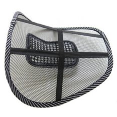 Vanker Car Seat Chair Back Lumbar Waist Massage Mesh CushionSupport Pad