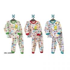 Velvet Stelan Kaos Panjang + Celana Panjang Owl Garden LB Isi 3stel