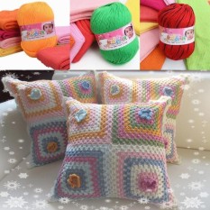 Kekuatan Luar Biasa 42 Warna Baru Populer Benang Bayi Rumah Dekorasi Lembut Bambu Merenda Katun 50G Benang Rajut Bayi Rajut wol Benang-Multicolor-17-Internasional