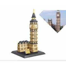Hebat Dunia Arsitektur Bangunan Mainan Blok Batu Bata Set City Bangunan Kit Perakitan Mainan Bandung Photo: “-anak Model- BIG BEN dari LONDON-Intl
