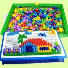 YBC 296 pcs Creative Peg Board Jamur Kuku Jigsaw Puzzle
Mainan Pendidikan