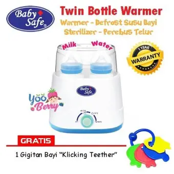 twin bottle warmer baby safe