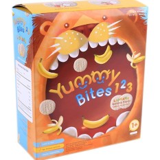 Yummy Bites 123 Snack Biskuit Bayi Banana 50 Gr