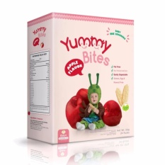 Yummy Bites Snack Bayi / Rice Cracker 50Gr - Apel