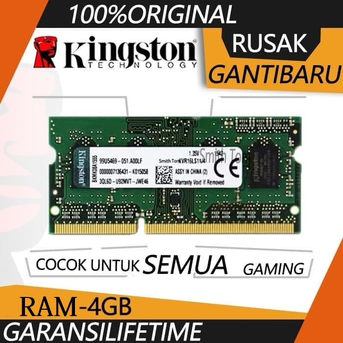 Memory 4GB Laptop Lenovo Thinkpad SL410 SL510 E135 E120 memori ram