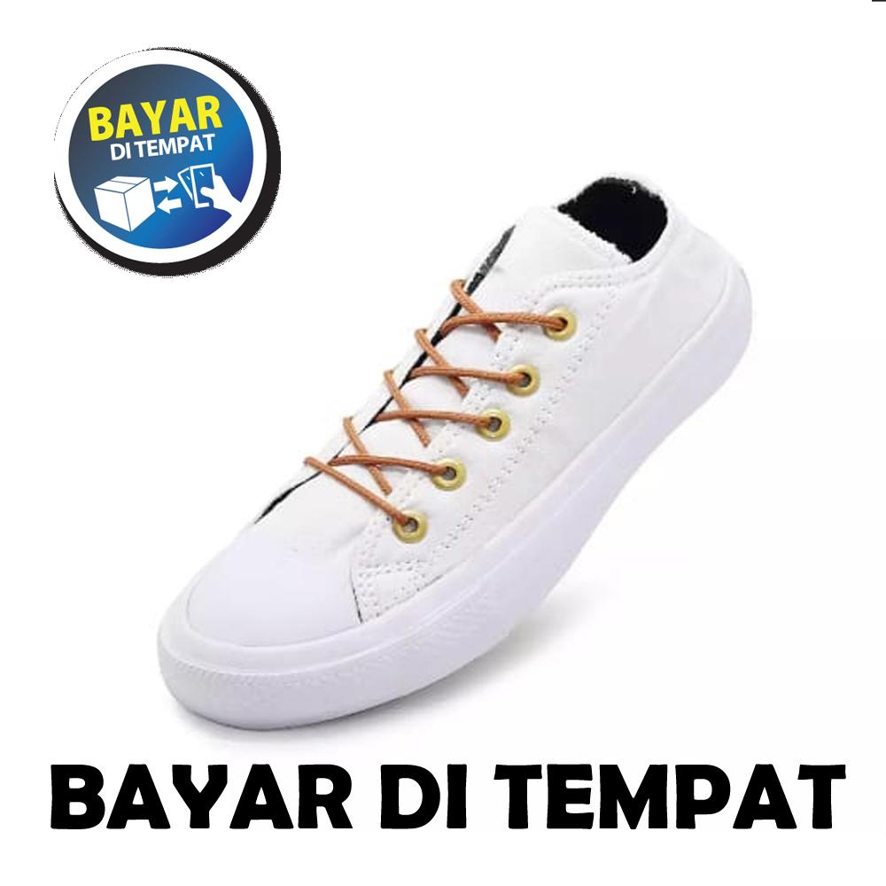 Zacksho Original 04 Sepatu Sneakers Pria Dan Wanita FULL PUTIH Kets All Star /Sepatu santai /Sepatu Olahraga