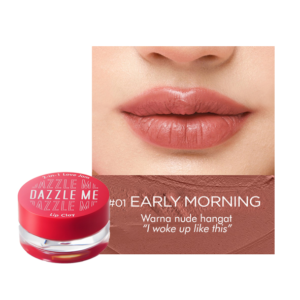 [NEW] DAZZLE ME 2in1 Love Jam Lip Clay lipstick blush multi fungsi