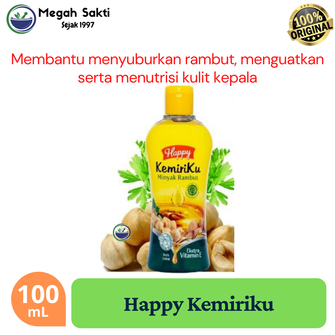 Minyak Rambut Happy Kemiriku 100mL Lazada Indonesia