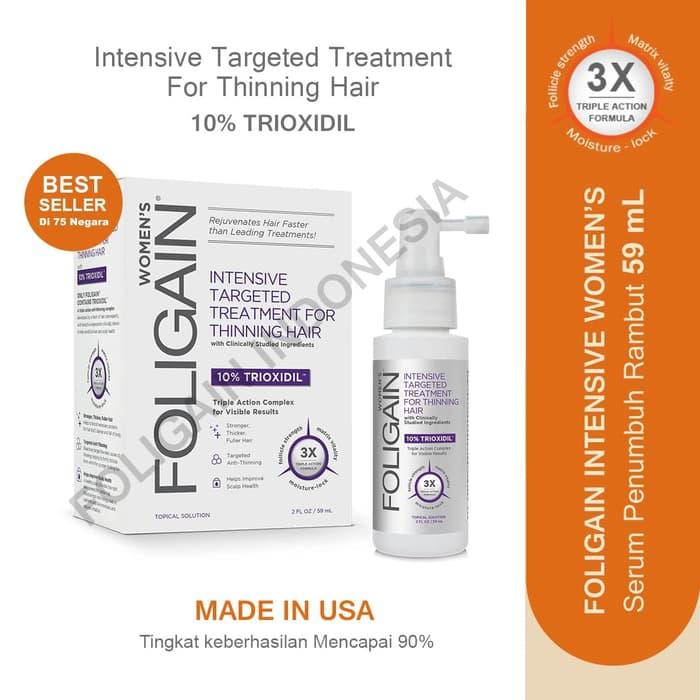 Foligain Intensive Hair Regrowth For Women With 10 Trioxidil 59ml Lazada Indonesia