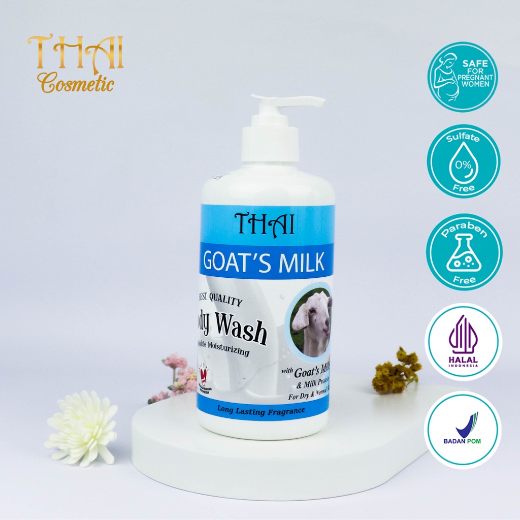 Thai Goats Milk Body Wash 500ml - Sabun Cair