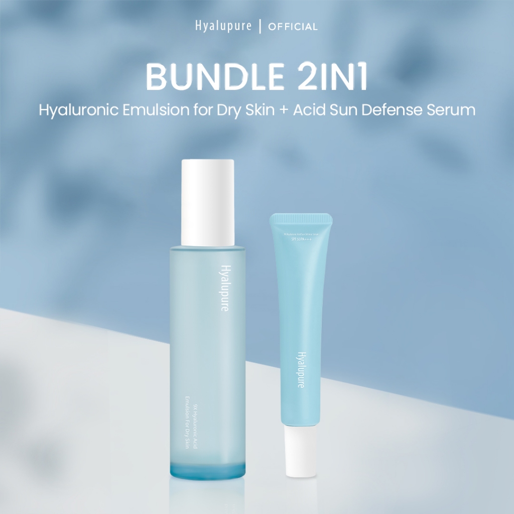 ( DRY SKIN ) Hyalupure 2 in 1 Sunscreen + Emulsion DRY SKIN - Perawatan ...