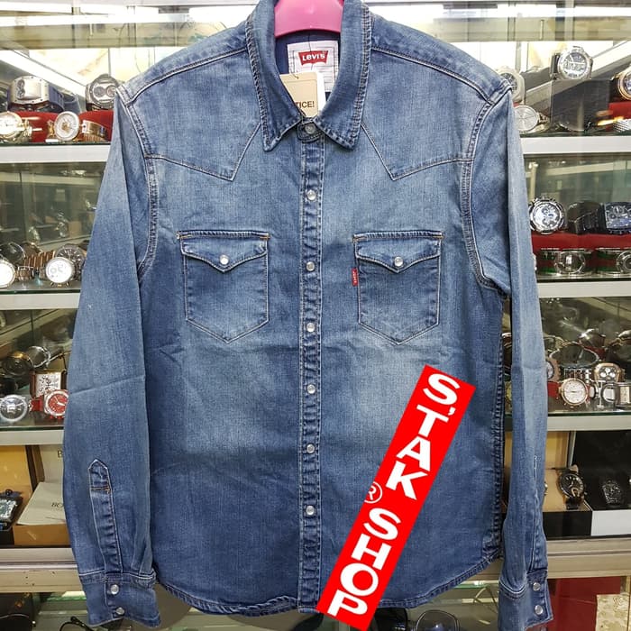 Kemeja Jean Levi S Original Kemeja Jeans Lengan Panjang Biru Terbaru Kemeja Levi S Original Untuk Pria Kemeja Jeans Pria Terbaru Kemeja Levi S Original Made In Usa Levi S