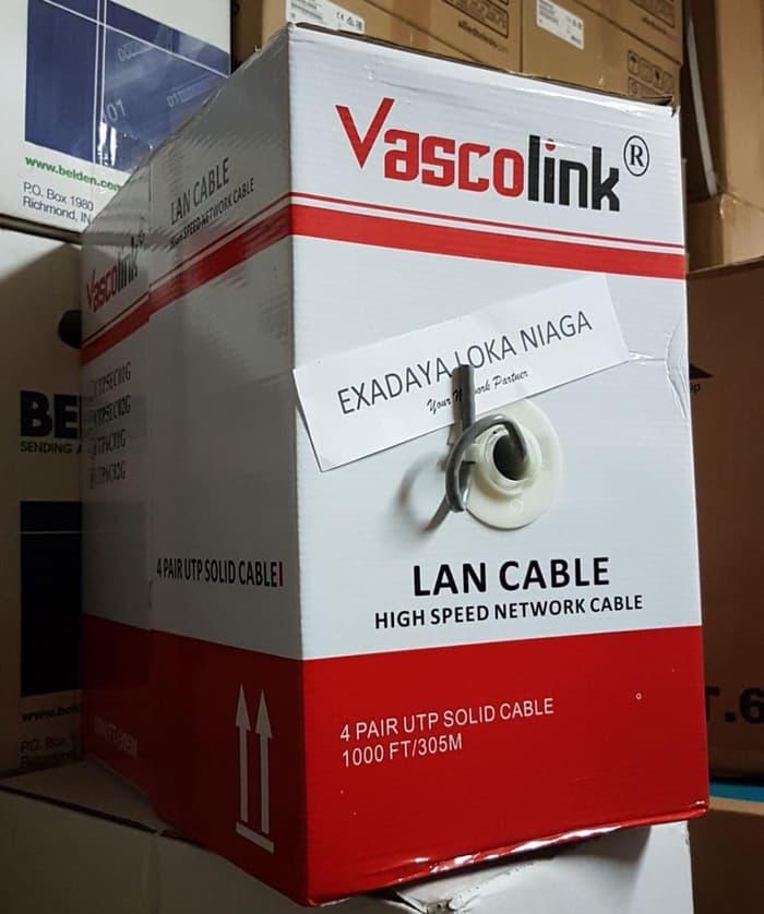 kabel lan utp cat6 / Cat 6 Vascolink Original 1 roll 305 Mtr