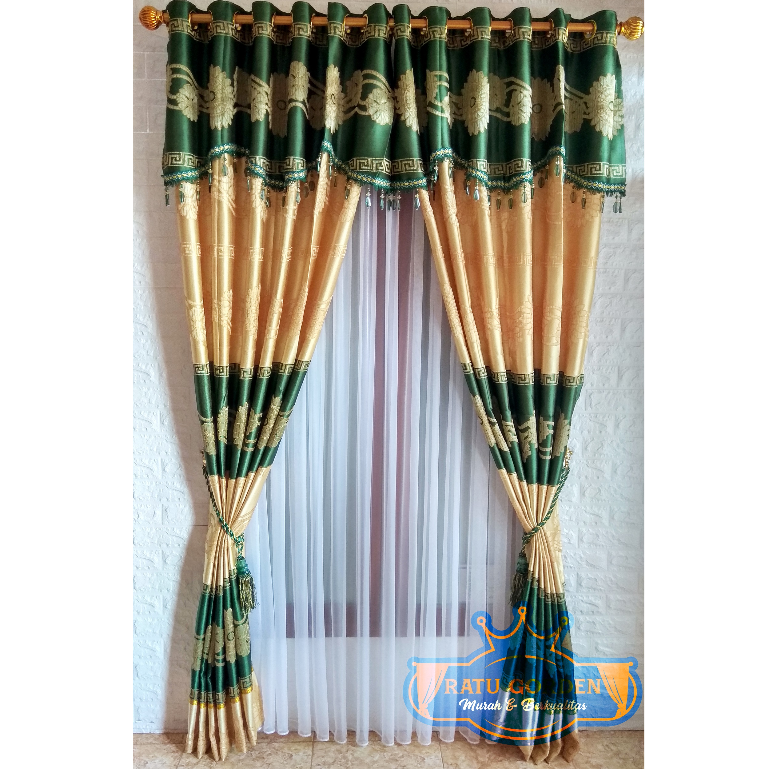 Gorden Prada Poni Ve Gold Abu Abu Hijau Merah Ungu Biru Coklat Lazada Indonesia