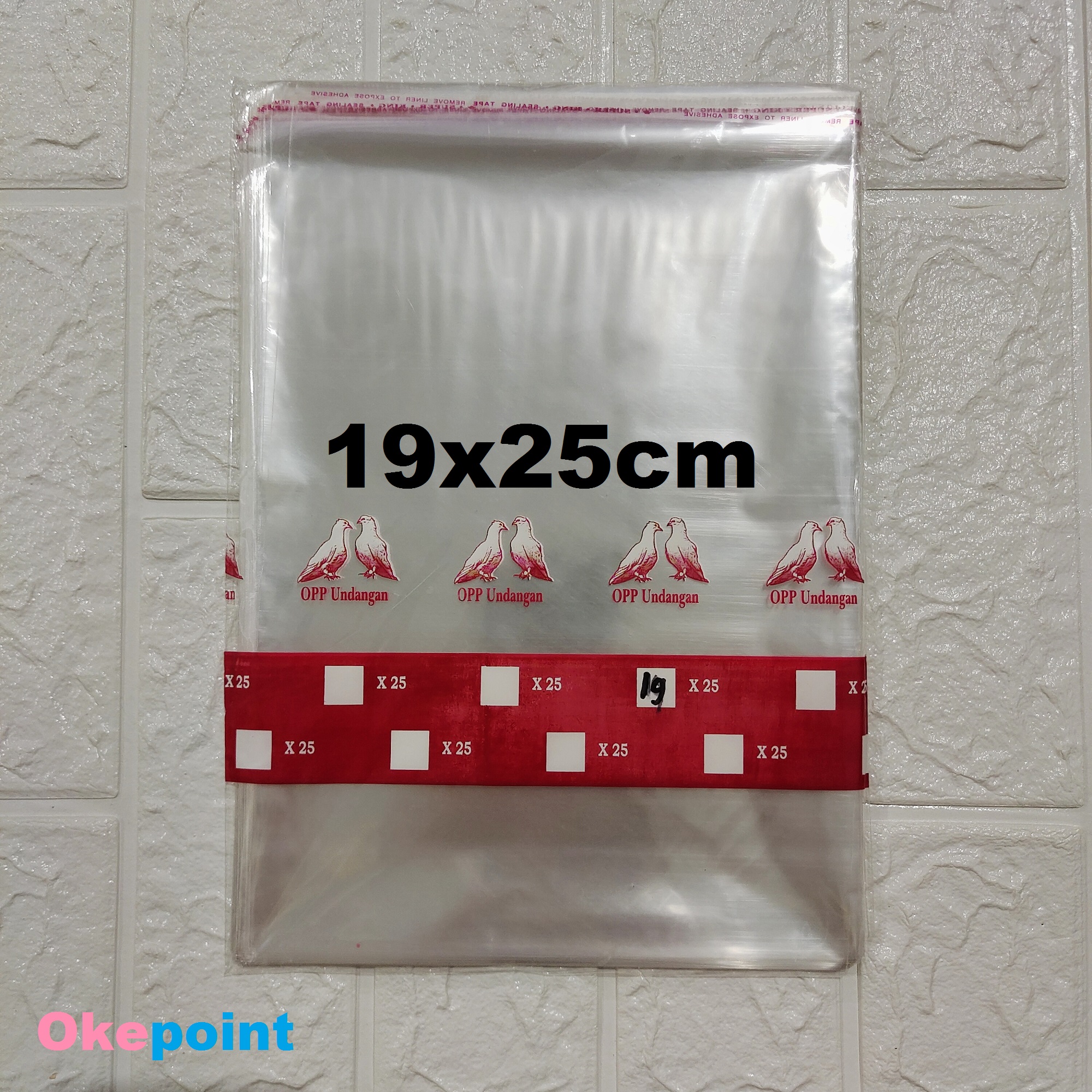PLASTIK OPP UNDANGAN BANYAK UKURAN / PLASTIK BENING KEMASAN KARTU