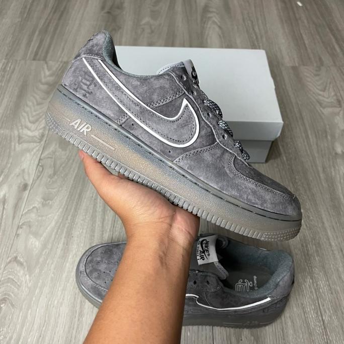 grey mens air force 1