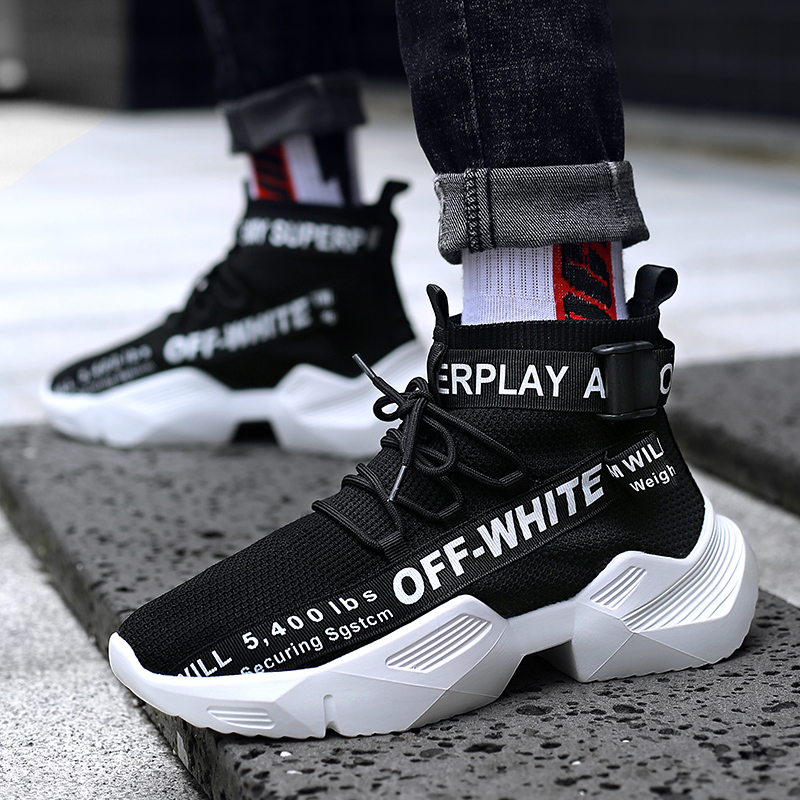 off white sock sneakers