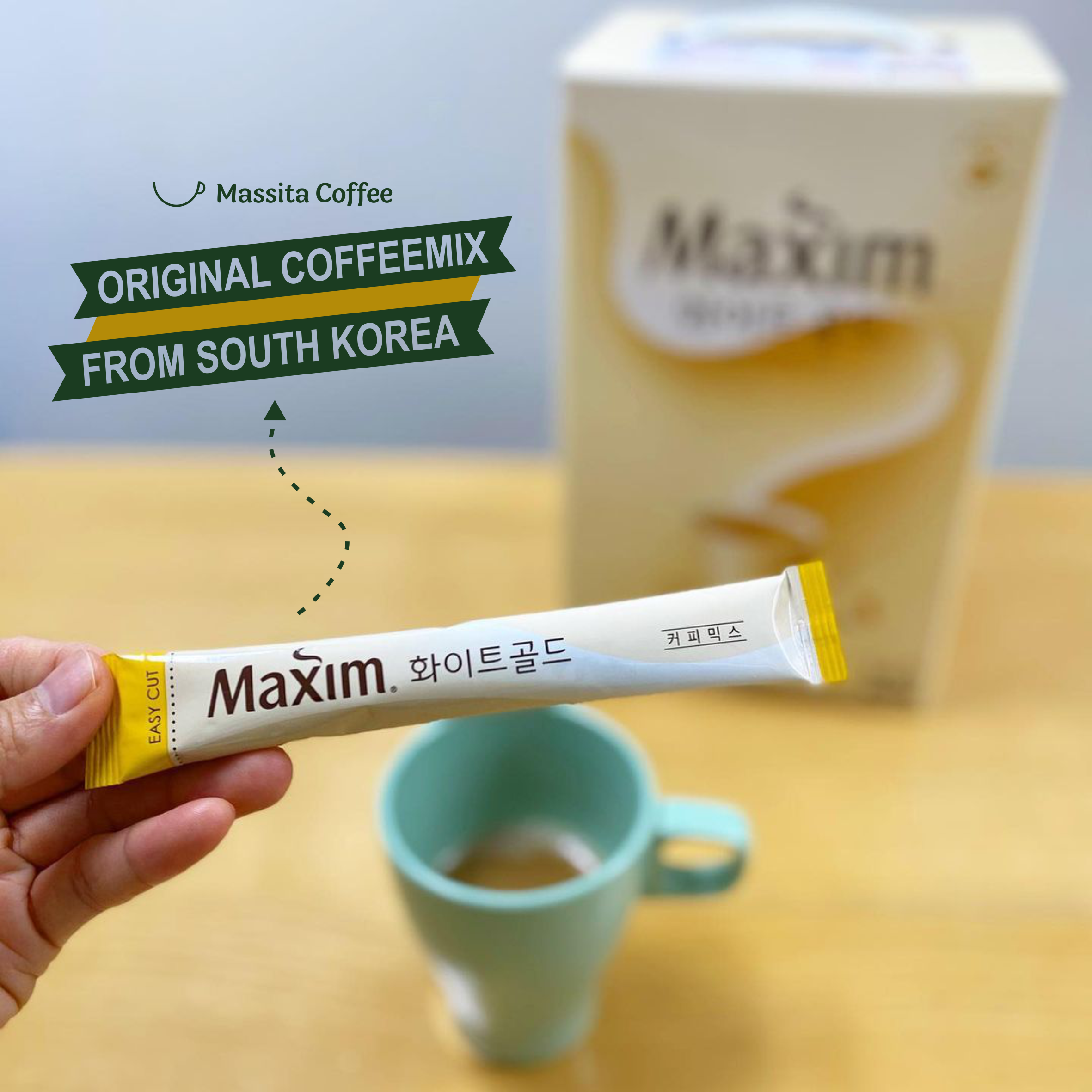 KOPI MAXIM COFFEE KOREA [ SATUAN ] WHITE GOLD | BEST KOREAN COFFEE ...