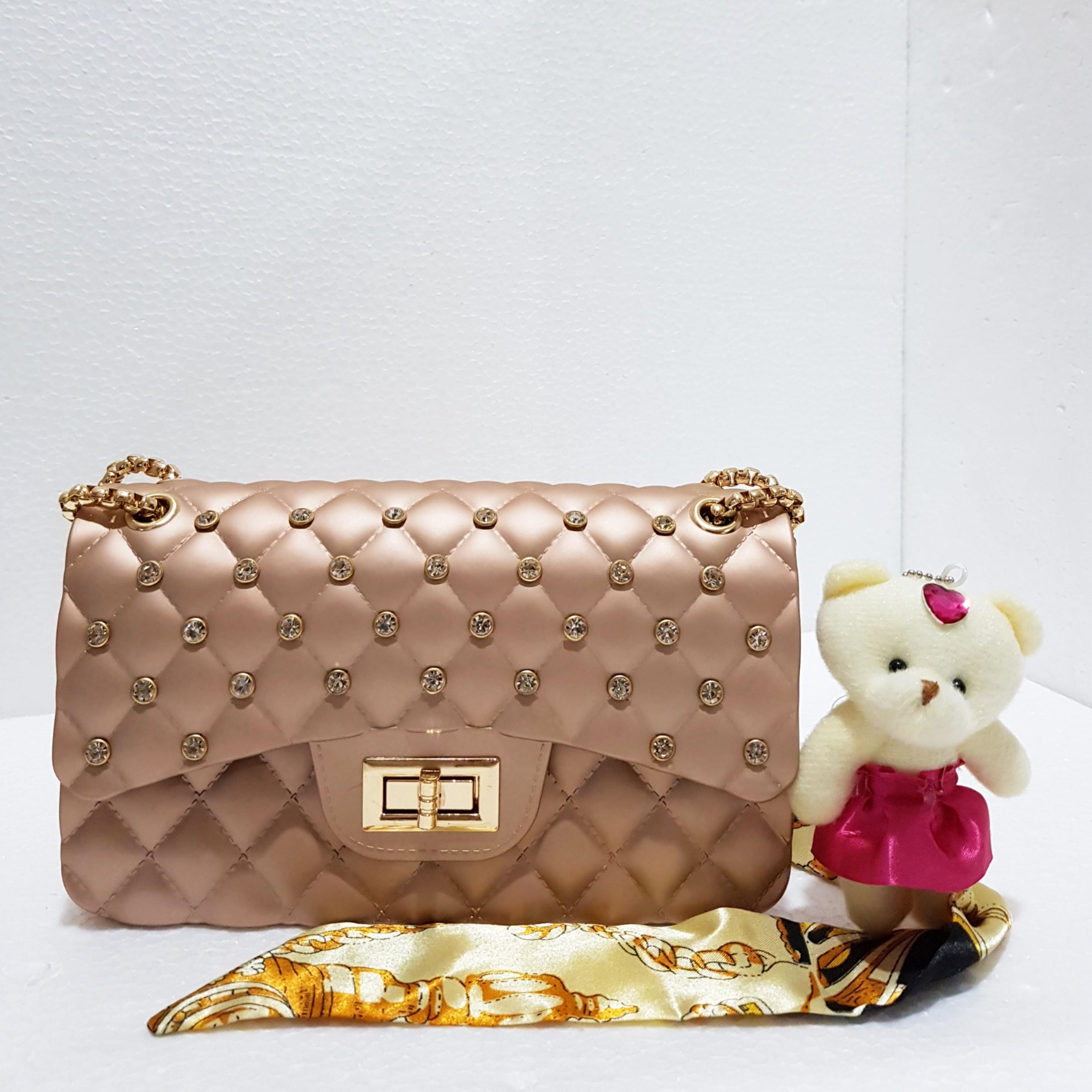 BS101 TAS IMPORT JAKARTA CHANEL CLASSIC DIAMOND JELLY MATTE UK22