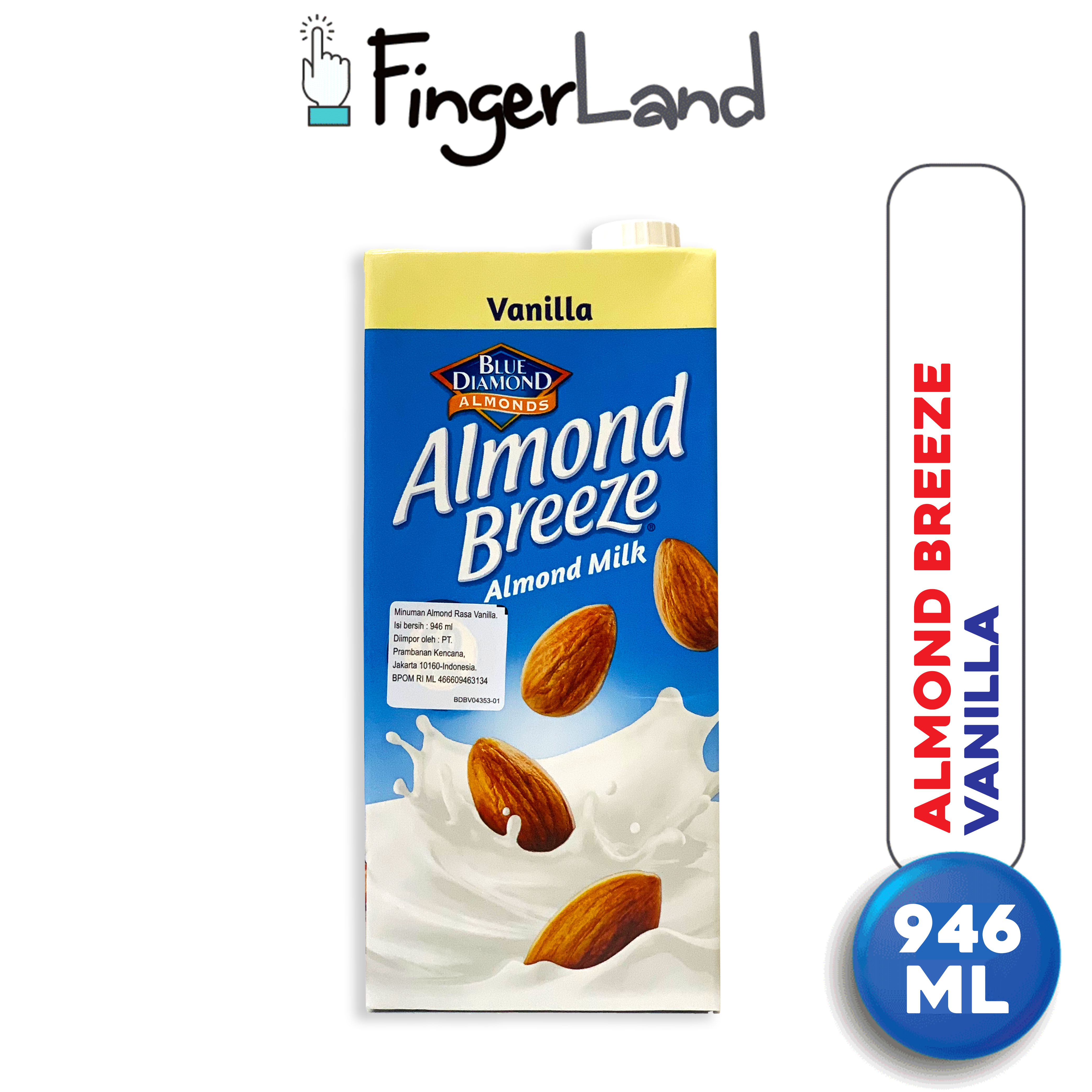 ALMOND BREEZE Almond Milk Vanilla 946 ml Susu Almond Rasa Vanila