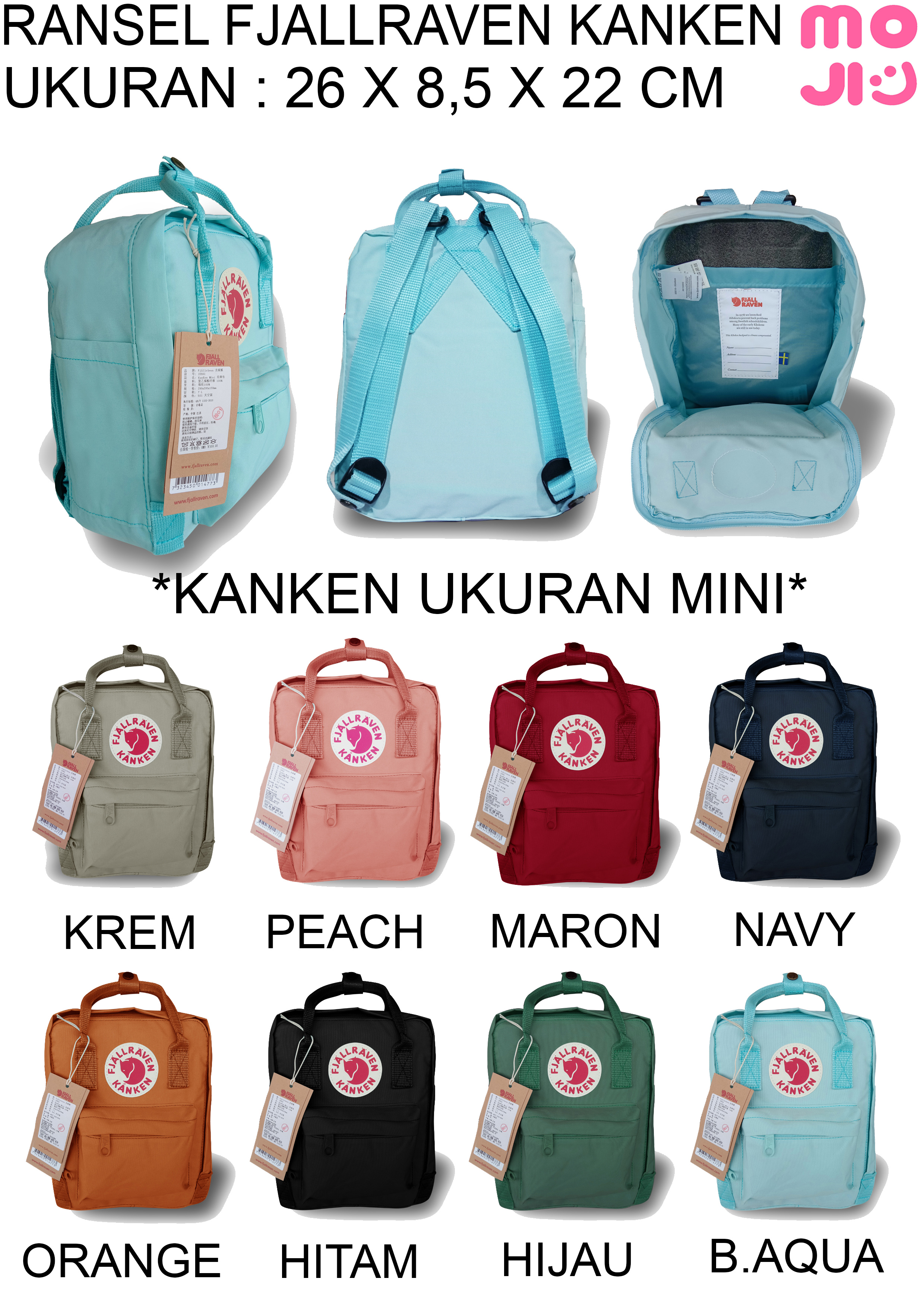 kanken bag mini size