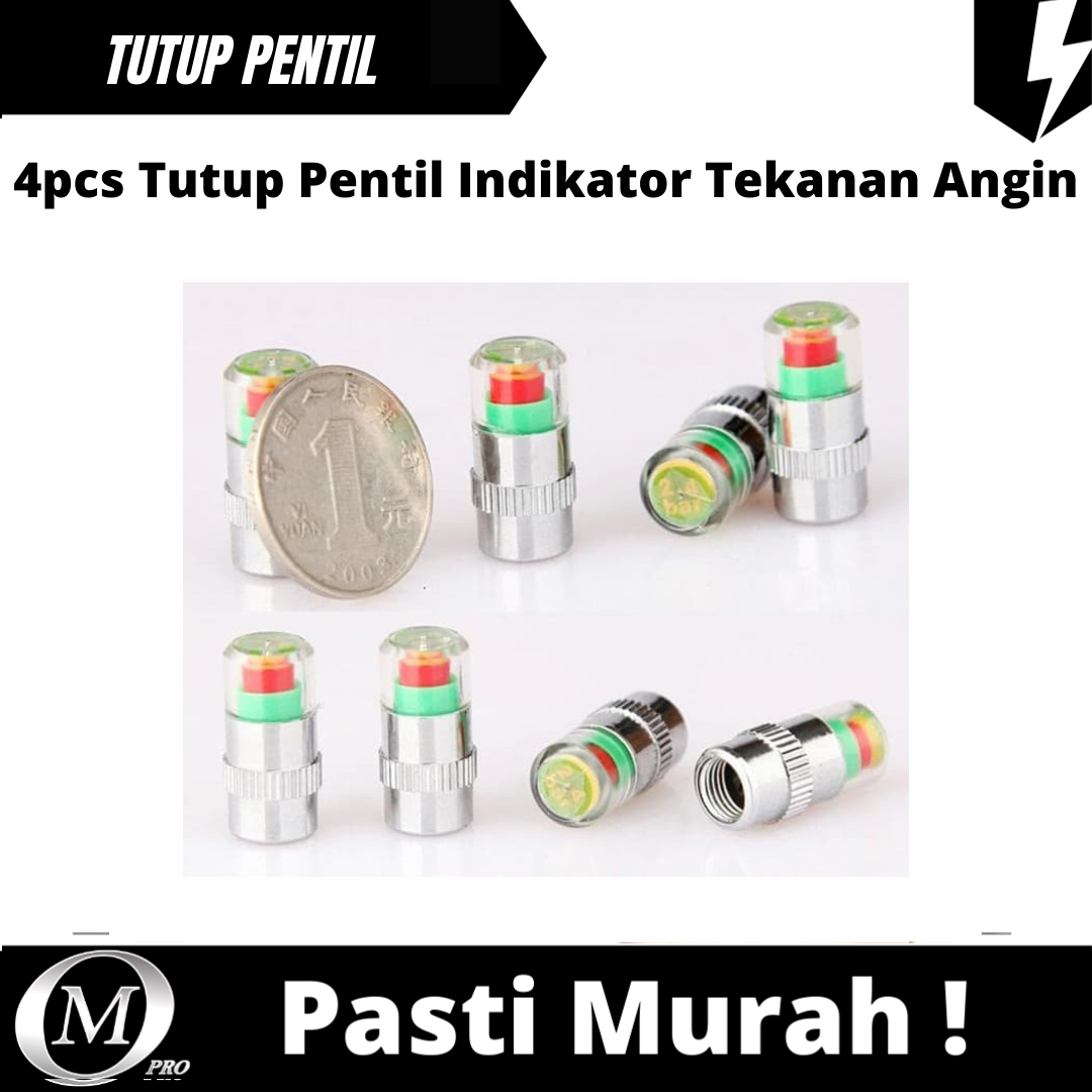 Rajamotor Aksesorismotor Tutup Pentil Tubeless Nyala Warna Pink