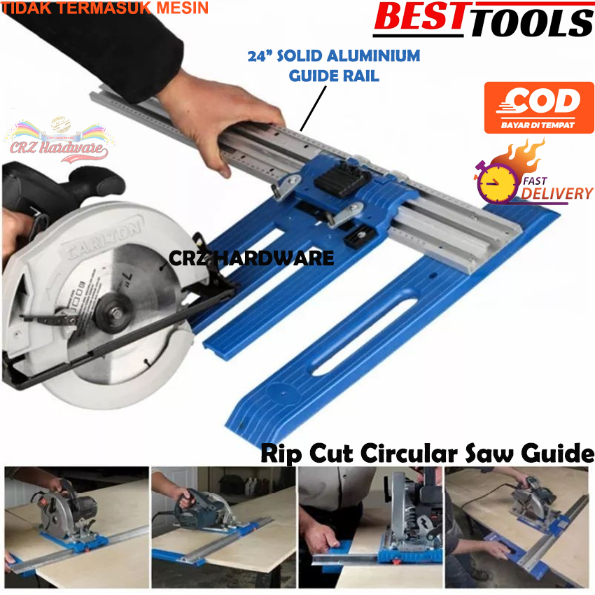 Rip Cut Circular Saw Guide Precision Edge Frame Saw Guide Fence Slider