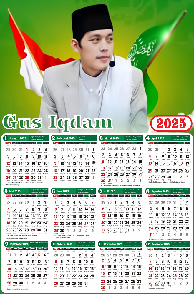 Kalender 2025 Custom | Lazada Indonesia