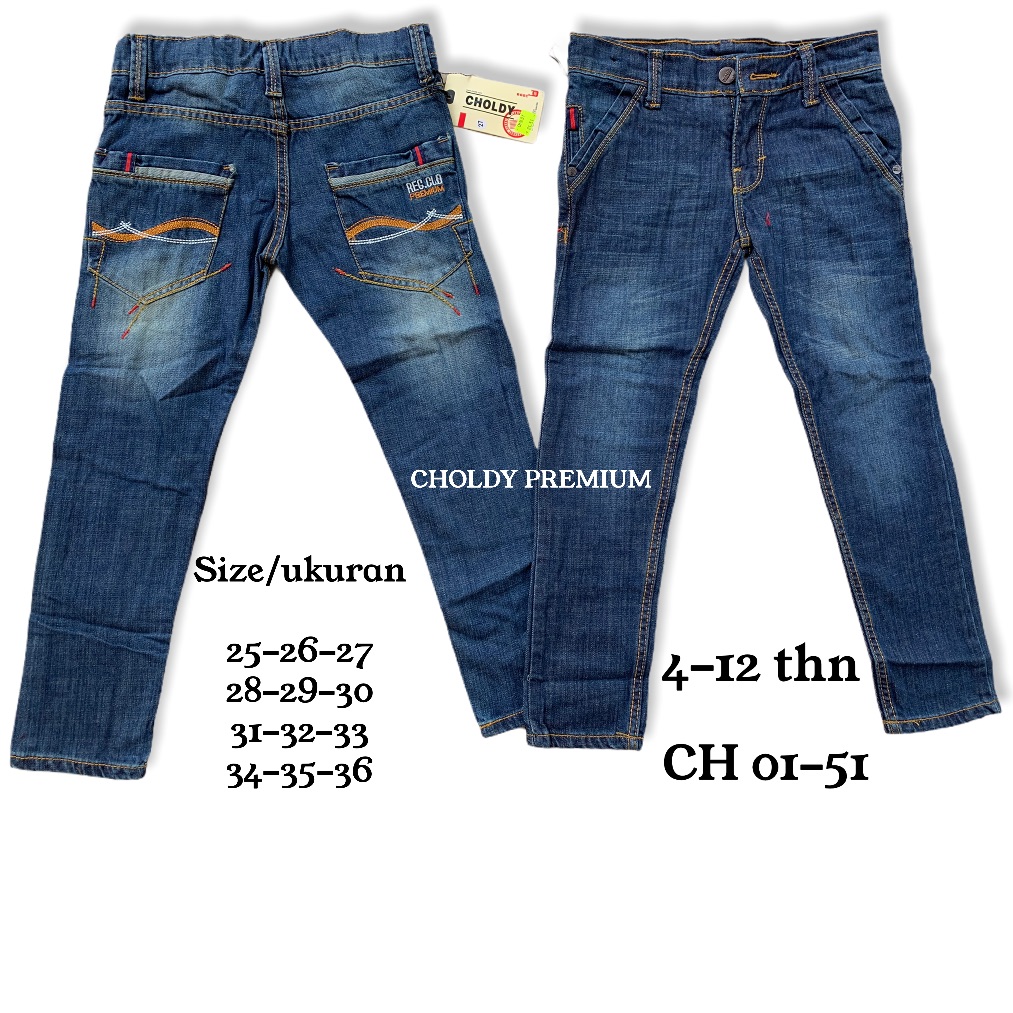 CH 01-51/ celana panjang Jeans anak2 