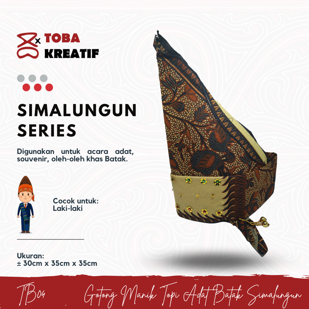 Topi Adat Batak Simalungun Pria (Gotong Manik) | Lazada Indonesia