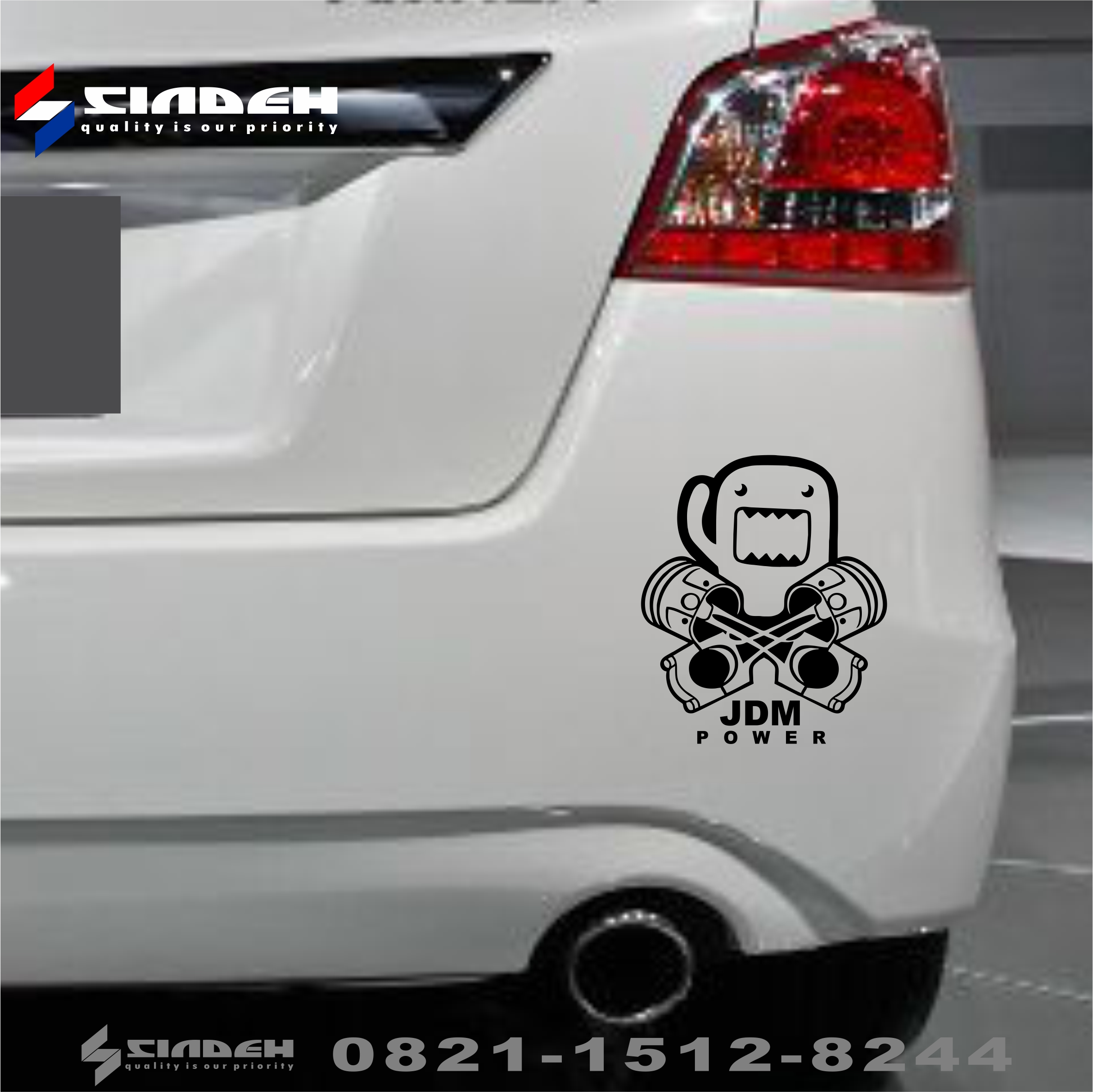 CUTTING STICKER MOBIL JDM POWER STIKER MOBIL STIKER BUMPER MOBIL KEREN