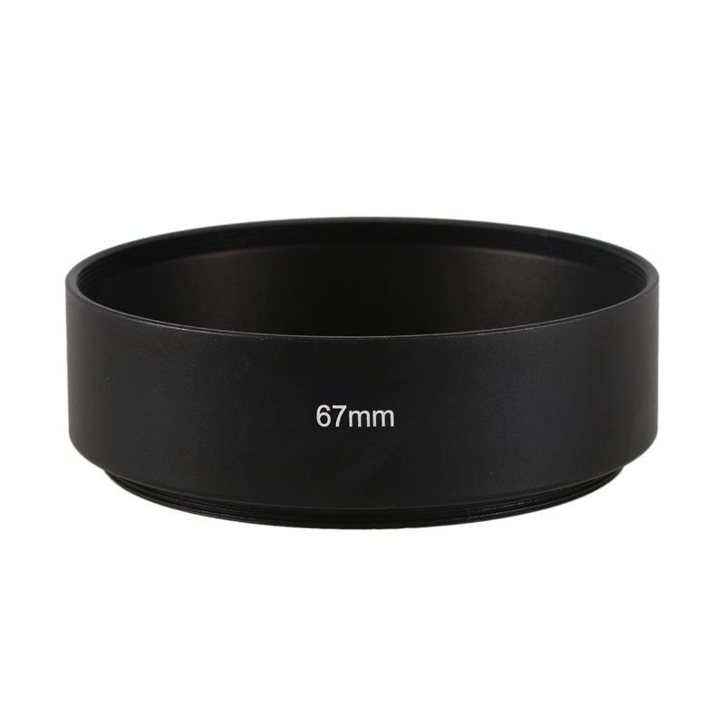 67mm Mount Standard Metal Lens Hood for Canon Nikon Pentax Sony Olympus