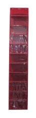Kinjenk Hanging Shoes Organizer Tertutup Sekat Triplek (HSOZ) - Merah