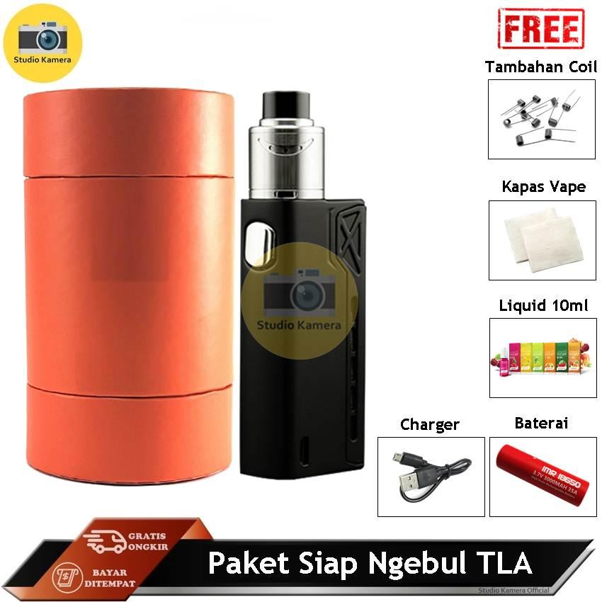Studio Kamera - Vape Murah Paket Siap Ngebul TLA Terminator Rokok Elektrik Vape TLA + Free Baterai Coil Liquid Kapas Studio Kamera - Vape Murah Paket Siap Ngebul TLA Terminator Rokok Elektrik Vape TLA + Free Baterai Coil Liquid Kapas