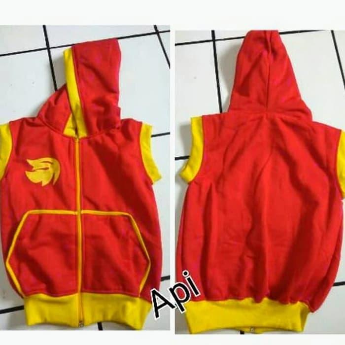 JUAL     Jaket Boboiboy Api + senjata Cakra+Topi+Gelang / topi0v760